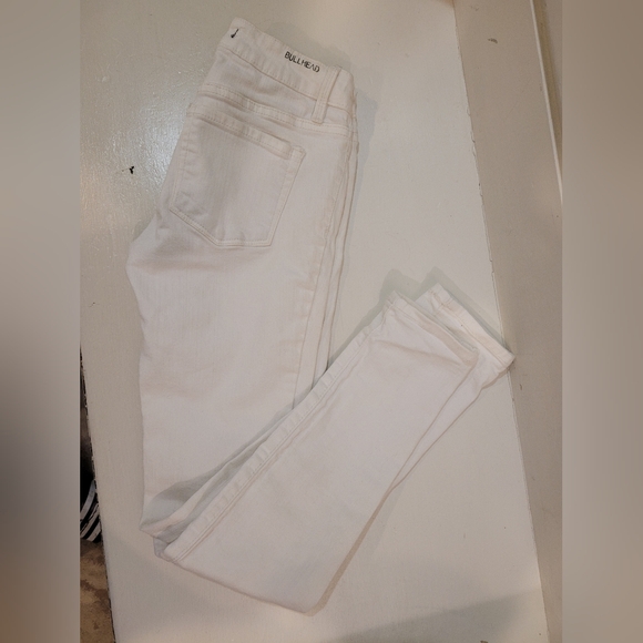 BULLHEAD WHITE DENIM Jeans Sz 1 - Picture 3 of 5